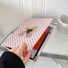 1件 粉色底棕色波點乾花壓花平板保護殼,適用於 iPad Air 6/5/4 & 10 (10.9 吋)、iPad Pro 2024、Air M3/A16 2025、 Galaxy Tab S9 FE/S8 Plus/S7/S10、OPPO Pad、 MatePad、Vivo Pad、Honor Pad、Xiaoxin Pad - 彩色 - 查看 6