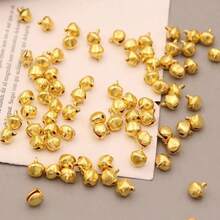 100pcs 6mm/8mm/10mm/12mm Decorative Bells DIY Handmade Holiday Decoration Dog Collar Accessories Phone Strap Accessories - Bell - View 5