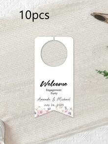 Customized Water Bottle Labels, Personalized Name And Event Date, Elegant Decoration, Suitable For Weddings, Parties, Birthdays And Christenings, Ideal Gifts For Brides, Grooms And Guests, Perfect For Receptions, Bridal Showers, Engagements, Also As Toast And Souvenir Labels - Multicolor - View 52