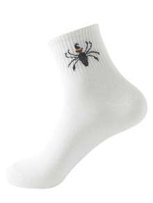5 Pairs Funny Couple Sweat-Absorbing Casual Socks, Halloween Pumpkin Versatile Short Socks - Multicolor - View 4