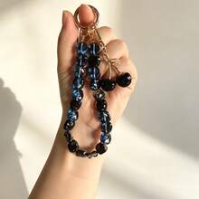 Cherry Car Keychain, Asymmetrical Square Twisted Bead Car Key Chain, Outdoor Anti-Loss Keychain, Small Gift For Others - A - View 18