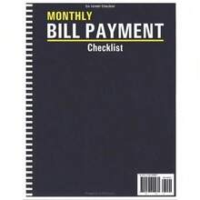 Bill Payment Tracking & Budget Planning Notebook, 48-Month Monthly Expense Record Book With Due Date, Paid Amount, Unpaid Balance And Notes, Spiral Bound Financial Record Book For Home Office Money Management - 1 Pc - View 4