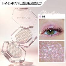 HANDAIYAN Palet Eyeshadow Chameleon, Ciptakan Sorotan Wajah dan Mata yang Memukau, Palet Eyeshadow Portabel, Cocok untuk Berbagai Pesta, Bar, dan Acara Dansa - 02 - View 12