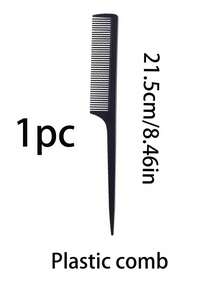 1-4pcs Neutral Hair Comb/Beard Brush Set, Blue & White Porcelain Pattern Pointed Tail Comb, Unscented Professional Styling Comb, Dual Function For Hair Cutting And Cleaning, Smooth And Easy To Comb, Suitable For All Hair Types, Edge Control Comb, Professional Smooth Back Comb, Perfect For Creating Neat Ponytails And Braids, Pointed Tail Styling Tool, Can Be Used To Fix Flyaway Hair And Apply Beard Wax, Suitable For Bathroom Use, Scalp Massage, Back To School, Travel, Daily Use, Also An Excellent Gift For Friends And Family - Multicolor - View 11