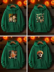 Custom Women's Hoodie For Fall/Winter/Spring. Upload Your Picture & Text To Design A Unique Creative Top. - Green - View 2