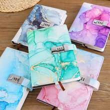 A5 Fashion Password Lock Diary Notebook Creative Planner Student Memo Stationery Notebook Meeting Notes - A5 blank - View 3