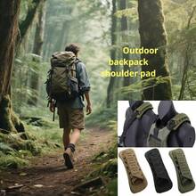 1pc/2pcs Outdoor MOLLE System Tactical Shoulder Pads, Black/Khaki/Army Green, Nylon Material Breathable And Sweat-Absorbing, Tactical Backpack Vest Shoulder Strap Cushion Anti-Slip Padding, Wear-Resistant Shoulder Strap Pad Protective Pad, Laser-Cut Backpack Shock-Absorbing Shoulder Strap Pad, Breathable Sweat-Absorbing Pressure-Relief Protective Pad, Lightweight And Breathable, Tactical Equipment Accessory, Essential For Camping, Hiking, Outdoor Hunting - Multicolor - View 1