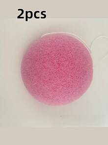Multi-Color Soft Konjac Facial Cleansing Puff, Gentle Foaming Pore Cleansing For Women's Skincare, Home Facial Makeup Removal And Cleansing, Back To School, Family And Student Essential Bathing Tool - Multicolor - View 13