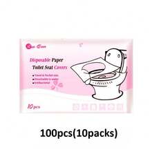 20/50/100Pcs XL Toilet Seat Covers Disposable Flushable Paper For Potty Training - Multicolor - View 8