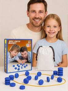 Children's Magnetic Effect Board Game, Magnetic Induction, Parent-Child Interactive Board Game, Chess Toys, Holiday Gift - Multicolor - View 8