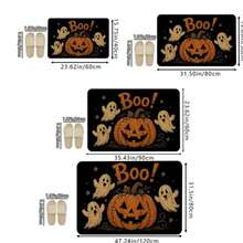 2D Flat, 1pc 2D Flat Halloween Bathroom Mat MicrofiberNon-Slip Mat, Wicked Witch Pattern, Imitation CashmereMaterial, Machine Washable, Halloween Decoration,Suitable For Kitchen, Bathroom, Shower, Can Be Given Asa Gift, 2D Flat - 5 - View 2