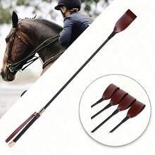 2PCS Outdoor Extreme Sports Horse Riding Whip, Super Durable Essential Daily Horse Riding Equipment, Equestrian Whip, British Style Horse Riding Aid, Synthetic Leather Material, Good Flexibility, Suitable For All Riders - Multicolor - View 2