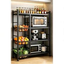 Storage Islands & Carts - Black - View 1