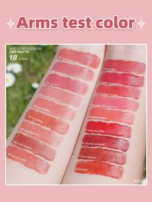 4U2 Lip Mud, Matte Finish, Enhanced Gloss, Long-Lasting, Cake-Like Creamy Texture, Silky Soft Touch, Waterproof And Sweat-Resistant - #02 THANK YOU - View 6
