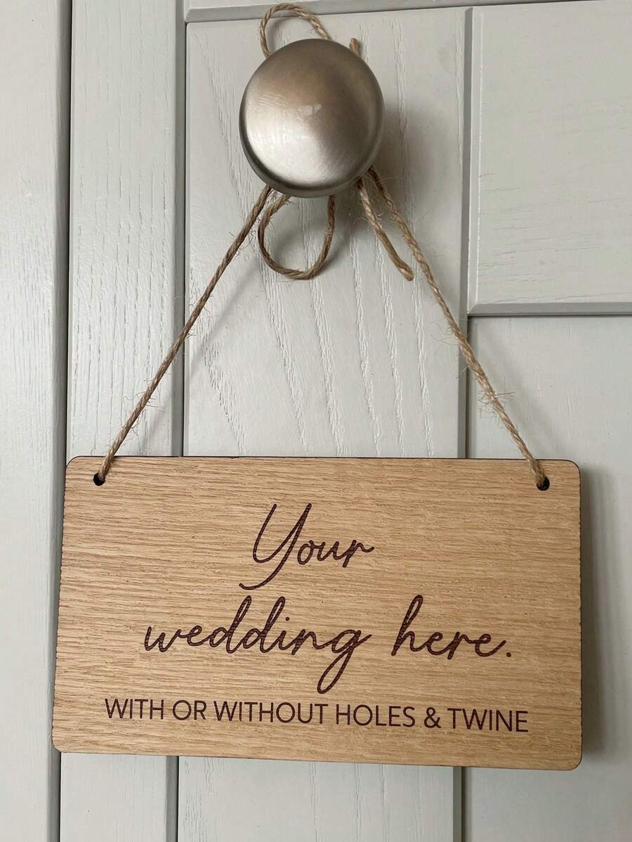 Small Personalized Wooden Sign, Customized Wooden Sign, Customized Wooden Hanging Sign, Door Hanging Sign, Personalized Room Sign - Multicolor - View 1