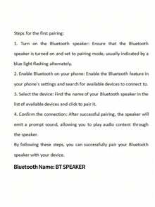 1pc Portable Wireless Speaker - Black - View 9