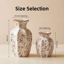 Chinese Style Ceramic Blue And White Porcelain Vintage Living Room Entryway Room Fresh Flower Hydroponic Decoration Elegant New Arrival - Vase - View 5