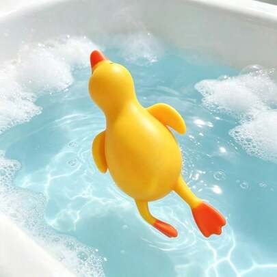 Q-Lia 1pc Small/One Size/Jumbo Duck TPR Squeeze Toy, Cute Flat Duck Adult Stress Relief Pounding Toy, Soft Slow Rebound Sticky Hand Squeeze Toy, Portable And Cute, Suitable For Travel, Kids And Adults, Ideal Birthday Or Easter Gift, Squishy Baby, Kids Toys, Toys For Kids, Toys For Girl, Dumpling, Party Favors For Kids, Squishy, Squishies, Squishy Toys, Squishy's, Crunchy Squishy, Squishes