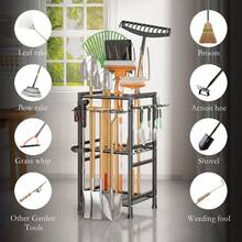 Supports de rangement pour outils de garage - Noir - Voir 3