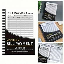 Bill Payment Tracking & Budget Planning Notebook, 48-Month Monthly Expense Record Book With Due Date, Paid Amount, Unpaid Balance And Notes, Spiral Bound Financial Record Book For Home Office Money Management - 1 Pc - View 9