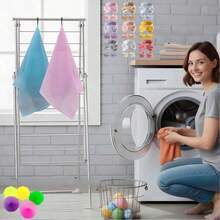 1pc Long Back Scrubbing Bath Towel, Nylon Material, Unisex Bath Belt, Mesh Shower Belt, Long Bath Towel - Multicolor - View 9