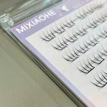 Korean Girl Group Style False Eyelashes, Multi-Specification C-Curl Segmented False Eyelashes, Suitable For Beginners' Daily Makeup - C - View 5