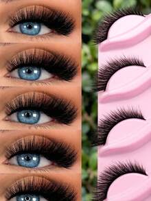 1 Box Of 5 Pairs, Cost-Effective, Meets Multiple Makeup Needs - View 6