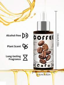 EMBRACEX. 60ml Coffee Fragrance Oil, Dropper Aromatherapy Oil, Gourmet Coffee Scented Oil, Reed Diffuser Fragrance Oil, Car Aromatherapy Oil, Home Or Outdoor Candle Making, Suitable For Humidifiers, Aromatherapy Machines, Diffuser Sprays, Long-Lasting Fragrance, Alcohol-Free, Gift Set - Coffee - View 11