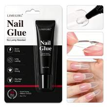 LIMEGIRL 1PC/2PCS 20g Nail Glue For Press-On Nails, Quick-Dry Nail Adhesive, No UV/LED Lamp Required, Easy Application - 2-piece Nail Glue Set - View 9