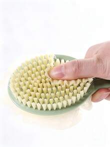 1pc Extra Long Handle Exfoliating Brush, Suitable For Back Scrubbing, Bath Brush, Soft Bristles, Non-Slip Handle, Suitable For Hard-To-Reach Areas, Feet And Shoulders, Suitable For Home Bathroom SPA - Multicolor - View 9