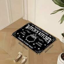 GEL HUT MUN "Evil Delicious Witch Kitchen" Envelope Style Halloween Witch Decorative Mat, Suitable For Living Room, Bedroom And Home Decor, Ultra Comfortable Flannel Area Rug, Kitchen Cushion Runner, Machine Washable And Fade-Resistant, Available In Multiple Sizes - E - View 6