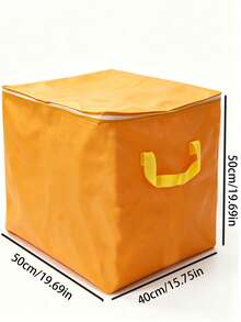 Extra Large Capacity Thickened Moving Storage Bag, Wear-Resistant Waterproof Foldable Clothing Storage Box, Large Size Blanket, Toy And Shoe Storage Container, Essential Storage Supplies For College Dorm - Multicolor - View 7