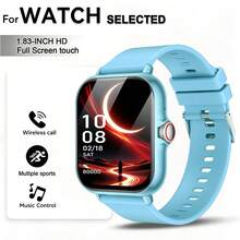 AZRTL 1pc Fashionable Unisex Sports Smartwatch, Wireless Calling, Step Counting, Calorie Tracking, Sports Modes, Stopwatch, Message Notification, Customizable Watch Face, Remote Camera Control, Distance Tracking, Music Playback, Multi-Function Smart Watch, Suitable As A Gift - View 4