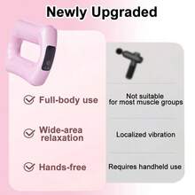 Electric Body Fascia Ring Fitness Massage Ring Vibration Body Shaping Massager Abdomen Belly Waist Deep Tissue Massage Device - Purple - View 4
