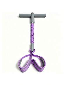 New Contrast Color Foot Resistance Band, 6-Tube Yoga Auxiliary Rope, Sit-Up Training Leg Stretching Band, Yoga Mat Hand Resistance Band Elastic Rope, Suitable For Abdominal And Arm Fitness, Applicable To Various Occasions, Super Convenient To Use Anytime And Anywhere - Multicolor - View 9