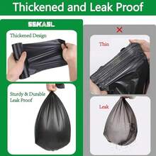 60pcs/20pcs Portable Camping Toilet Bags, Urine Bags, 8 Gallon Drawstring Camping Toilet Bags, Extra Thick Material, Suitable For Outdoor Hiking And Portable Toilets - Multicolor - View 3