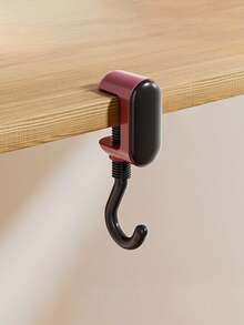 1pc Desktop Backpack Hook, No Drilling No Adhesive, Rotatable Clamp Design For Easy Detachment, Sturdy Load-Bearing And Non-Slip. Macaron High-Value Aesthetic, Student Desk Essential, Can Hang Backpacks, Water Bottles, Tote Bags. Dorm And Home Dual Use, Adjustable Flexible Hook, Desk Storage Organizer, Portable And Space-Saving, Popular Back-To-School Stationery Accessory - View 10