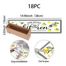 1pc Sink Faucet Absorbent Mat, Lemon Pattern Drainage Mat, Suitable For Kitchen, Bathroom Sink, Countertop, Drainage Mat, Diatomaceous Earth Material, Trimmable, Quick-Drying Mat - Multicolor - View 13