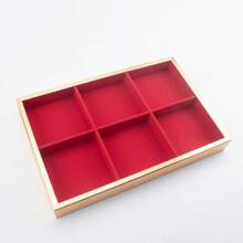 Premium Stackable Metal Frame Velvet Jewelry Display Tray, Multi-Compartment Design, Suitable For Rings, Necklaces, Bracelets, Home Decor, Retail Counter, Live Streaming Props, Gifts - Same Style, Multiple Colors and Sizes - View 12