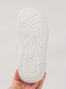 Women's Wedge Heel Thick Sole Casual Sneakers, All Season - White - View 8