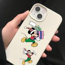 Disney 8CPS Cartoon Christmas Mickey Collage Holiday Decor Waterproof DIY Phone Stickers - Multicolor - View 4