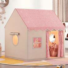 Large Princess Play Tent - Starry Sky Theme, Suitable For Boys And Girls - Ideal Birthday Or Holiday Gift, Children's Pop-Up Play Tent, Indoor/Outdoor Princess Castle Play House, Travel & Camping Play, Suitable For Children Aged 0-9, Baby Doll House, Children's Toy Gift - Khaki - View 8