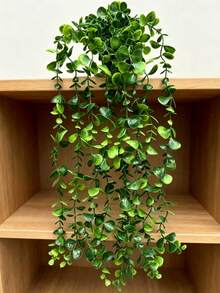 1/2 Peças Plantas Artificiais Penduradas, Decoração de Vasos Pendurados na Parede, Adequado para Uso Interno, Externo, Decoração de Prateleira da Sala de Estar, Decoração Doméstica, Decoração de Quarto, Decoração de Jardim, Decoração de Parede - Eucalipto - Visão 4
