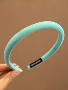 1pc Korean New Style Girls Colorful Headband Hair Clip Hair Accessory - A - View 9