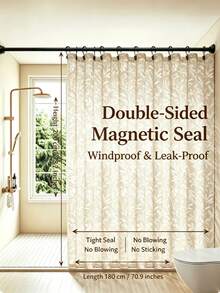 Adjustable And Foldable All-In-One Shower Rod, Waterproof Shower Curtain Set, Bathroom Accessories, Patio, Curtain, Shower Curtain, Bathroom, Bathroom Accessories, Drying Rack, Multi-Angle Adjustable Design, Suitable For Various Bathroom Layouts - Bathroom Set - View 11