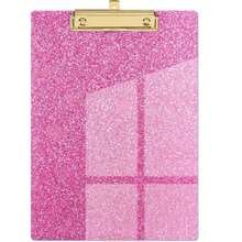 1pc Pink Glitter Acrylic Clipboard, 9.06*12.6 Inches, Transparent Glitter Folder Board; Equipped With Sturdy Gold Metal Clip, Smooth Writing Surface, Hanging Hole Design, Highly Attractive Transparent Memo Board; Standard A4 Size Office And Study Stationery, Suitable For Students Preparing For Exams, Teachers And Office Workers, Desktop Planning And Storage Essential, Ins-Style Desktop Decor, Exquisite Gift For Girls And Women Starting School - One Size - View 13