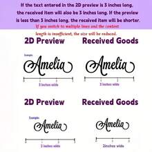 1/2/3/4/5/6/8/10pcs Personalized Crystal Name Stickers/Transfer Decals, Name Labels, 4 Sizes Available, Multiple Colors, Perfect Back To School Essential For Teachers And Parents - Multicolor - View 6