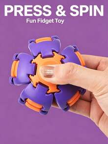 1/3/5/10pcs Spherical Sensory Fidget Toys, Creative Colorful Multi-Color Stress Relief Smooth Rotating Puzzle Toys, Portable Home Office Desktop Fidget Toys - Multicolor - View 7