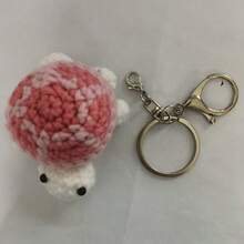 Crochet Yarn Turtle Keychain Cartoon Bag Pendant Car Hanging Ornament Finished Doll - Multicolor - View 7