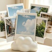 3/1pc Cloud-Shaped Photo Holder, Adult Acrylic Bookshelf, Modern Display Rack, Storage For Books, Magazines, Menus, Photo Albums, Multi-Functional Display Shelf For Home, Office, Commercial Use, Halloween, College Dorm Essentials, Camping Essentials, Holiday Essentials, Summer, Room Decor, Home Decor And Accessories, Office Desk Accessories - Multicolor - View 2